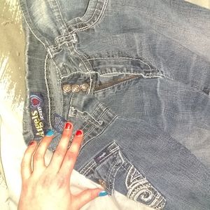 Women's plus size angel jeans